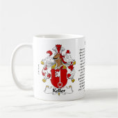 Keller Familien-Wappen Tasse (Links)