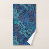 Keller Garten in Blau Badhandtuch Set (Handtuch)