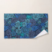 Keller Garten in Blau Badhandtuch Set (Handtuch)