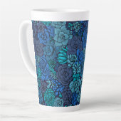 Keller Garten in Blau Milchtasse (Linke Ecke)