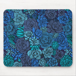 Keller Garten in Blau Mousepad