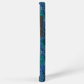 Keller Garten in Blau Samsung Galaxy Hülle (Rechte Seite)