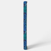 Keller Garten in Blau Samsung Galaxy Hülle (Linke Seite)