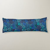 Keller Garten in Blau Seitenschläferkissen (Rückseite)