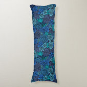 Keller Garten in Blau Seitenschläferkissen (Vorderseite Vertikal)