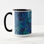 Keller Garten in Blau Tasse (Links)
