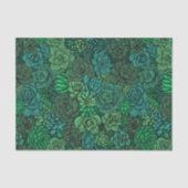 Keller Garten in Grün Seidenpapier (Vorderseite)