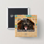 Keller-Katze Button (Vorne & Hinten)