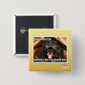 Keller-Katze Button (Vorne & Hinten)