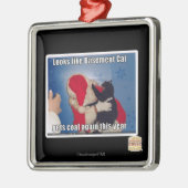 Keller-Katze erhält Kohle Ornament Aus Metall (Links)