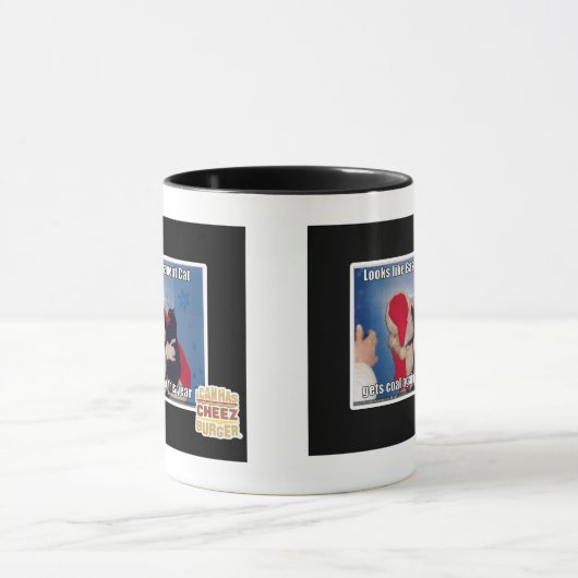 Keller-Katze erhält Kohle Tasse (Zentrum)