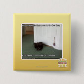 Keller-Katze, etwas verwirrt Button (Vorderseite)