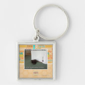 Keller-Katze, etwas verwirrt Schlüsselanhänger (Vorne)