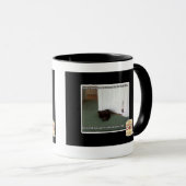 Keller-Katze, etwas verwirrt Tasse (VorderseiteRechts)