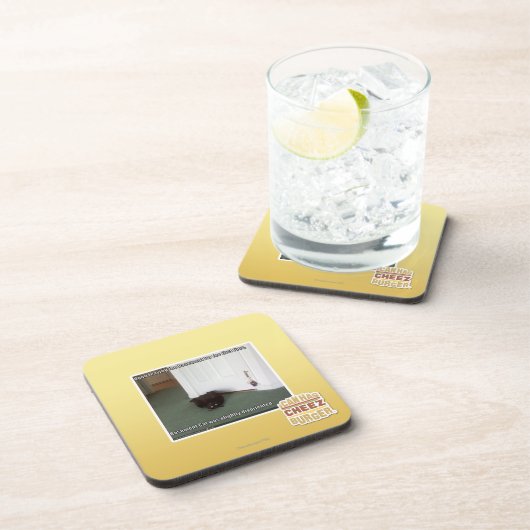 Keller-Katze, etwas verwirrt Untersetzer (Rechte Seite)