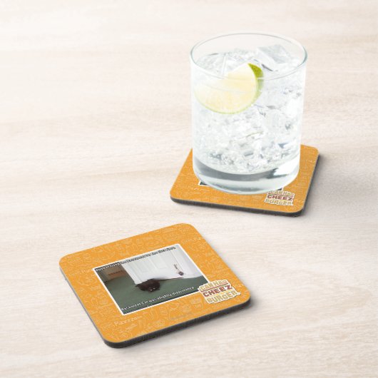 Keller-Katze, etwas verwirrt Untersetzer (Rechte Seite)