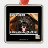 Keller-Katze Ornament Aus Metall (Vorne)