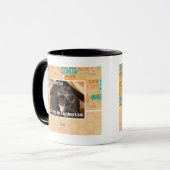 Keller-Katze Tasse (Vorderseite Links)