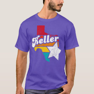 Keller Texas Vintag Distressed Souvenir 2 T-Shirt