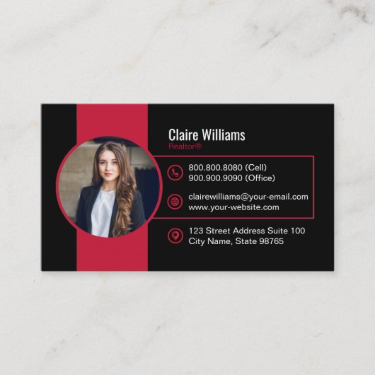 Keller Williams Business Card Visitenkarte (Vorderseite)