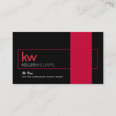 Keller Williams Business Card Visitenkarte (Rückseite)