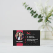 Keller Williams Business Card Visitenkarte (Stehend Vorderseite)