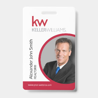Keller Williams ID-Kartenabzeichen Ausweis
