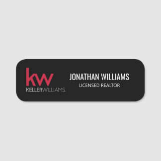 Keller Williams Name Tag Namensschild