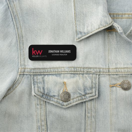 Keller Williams Name Tag Namensschild (Beispiel)