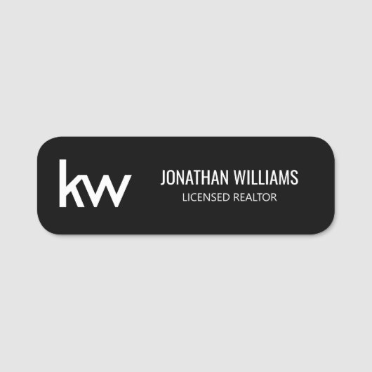 Keller Williams Name Tag Namensschild (Vorderseite)