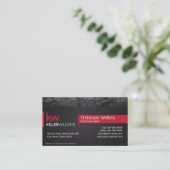 Keller Williams Real Anwesen Business Card Design Visitenkarte (Stehend Vorderseite)