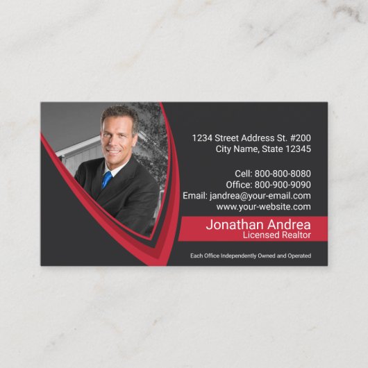 Keller Williams Realty Business Card Visitenkarte (Vorderseite)