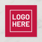 Keller Williams wirkliche Anwesen-Geschäfts-Karte Quadratische Visitenkarte (Rückseite)