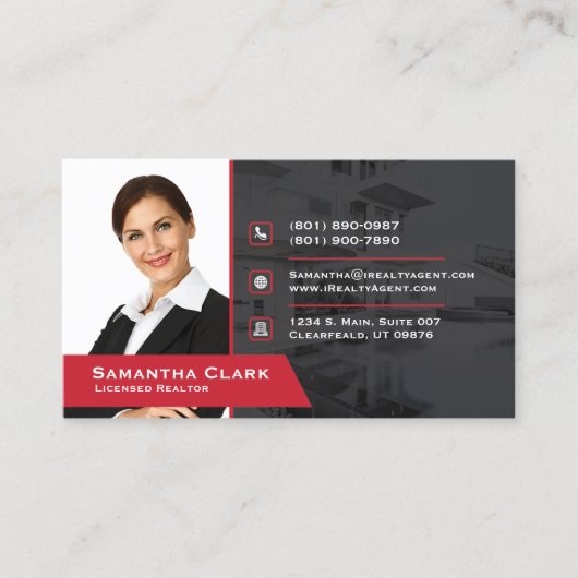 Keller Williams wirkliche Anwesen-Geschäfts-Karte Visitenkarte (Vorderseite)