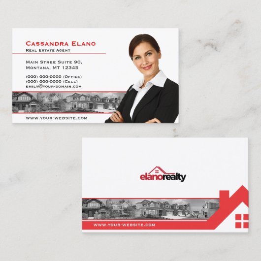 Keller Williams wirkliche Anwesen-Geschäfts-Karte Visitenkarte (Vorne/Hinten)