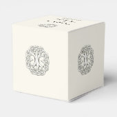 Kellerbaum-Gastgeschenk Hochzeit Geschenkschachtel (Rückseite)