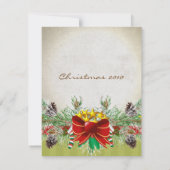 Kellerei Weihnachtsabend Einladung Party lädt ein (Rückseite)