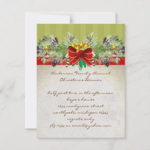 Kellerei Weihnachtsabend Einladung Party lädt ein