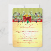 Kellerei Weihnachtsabend Einladung Party lädt ein (Vorderseite)