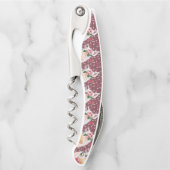 Kellerschnecke Gentleman Pig mit Rose Kellnermesser (Vorderseite)