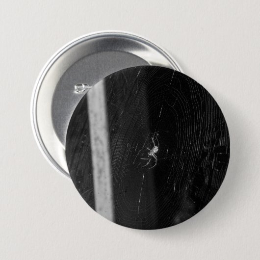Kellerspinne Button (Vorne & Hinten)