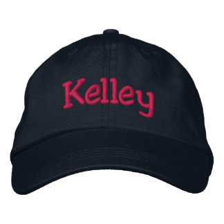 Kelley bestickt Baseball Cap Navy Hot Pink Bestickte Baseballkappe