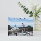 Kelleys Insel Portside Marina Ohio Postcard Postkarte (Stehend Vorderseite)
