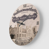 Kelleys Insel-Wein-Uhr Große Wanduhr (Winkel)