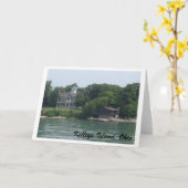 Kelleys Island Foto Grußkarte Karte (Gelbe Blume)