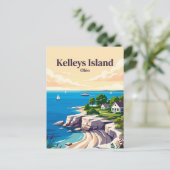 Kelleys Island, Ohio Postkarte (Stehend Vorderseite)