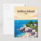 Kelleys Island, Ohio Postkarte (Vorne/Hinten)