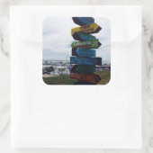 Kelley's Island, Ohio Sign Foto Sticker (Tasche)