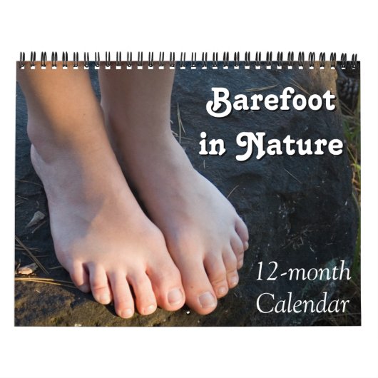 Kellie Barefoot in Nature 12-monatiger Kalender (Titelbild)