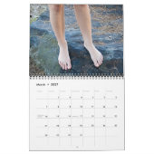 Kellie Barefoot in Nature 12-monatiger Kalender (Mär 2027)